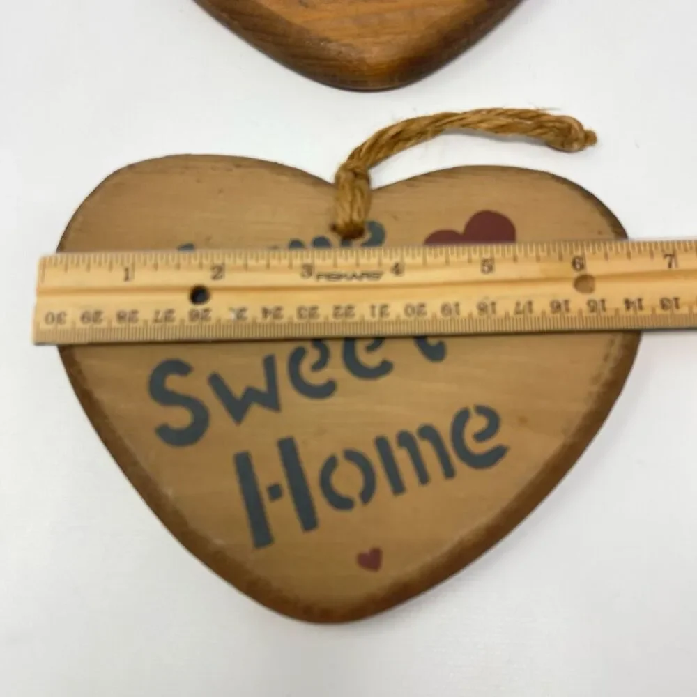 Sarah’s Attic Granny’s Favorites Vintage Set of 2 Wooden Plaques Home Sweet Home